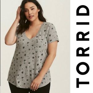 Torrid Panda Print Pocket T-Shirt [Size 4] 🐼
